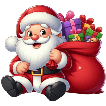 Pin the hat on the Santa Clause